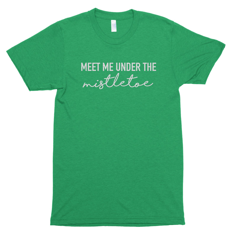 Meet Me Under the Mistletoe Premium Unisex T-Shirt