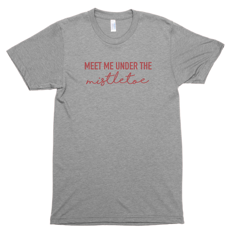 Meet Me Under the Mistletoe Premium Unisex T-Shirt