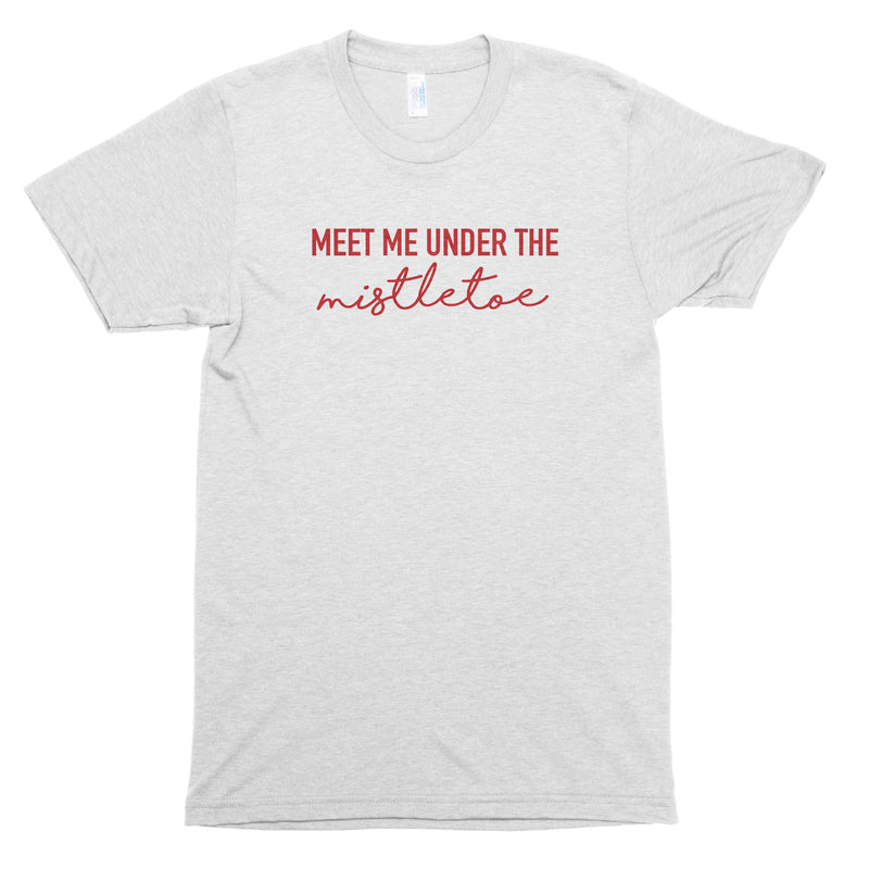 Meet Me Under the Mistletoe Premium Unisex T-Shirt