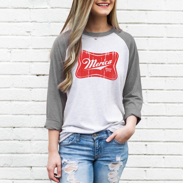 Merica Since 1776 Raglan Tee