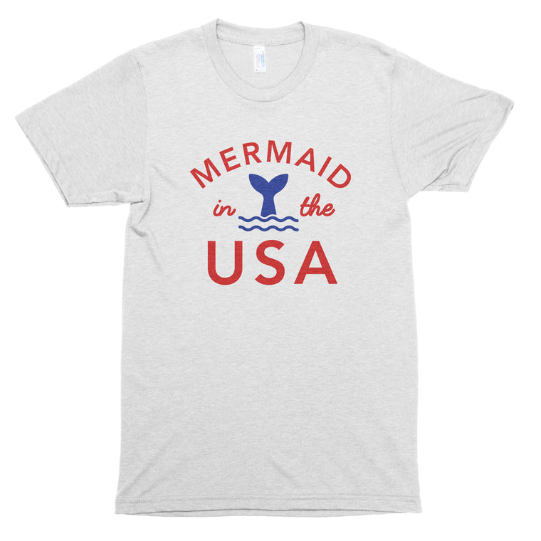 Mermaid in the USA Premium Unisex T-Shirt