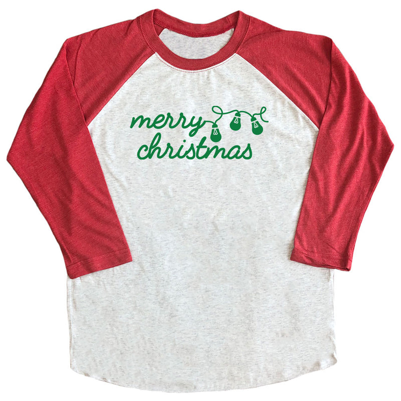 Merry Christmas Raglan Tee