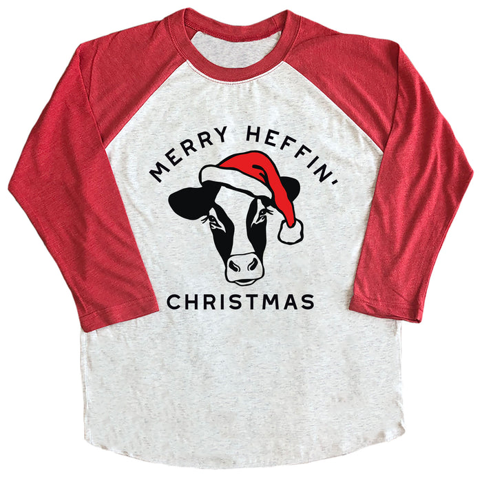 Merry Heffin' Christmas Raglan Tee