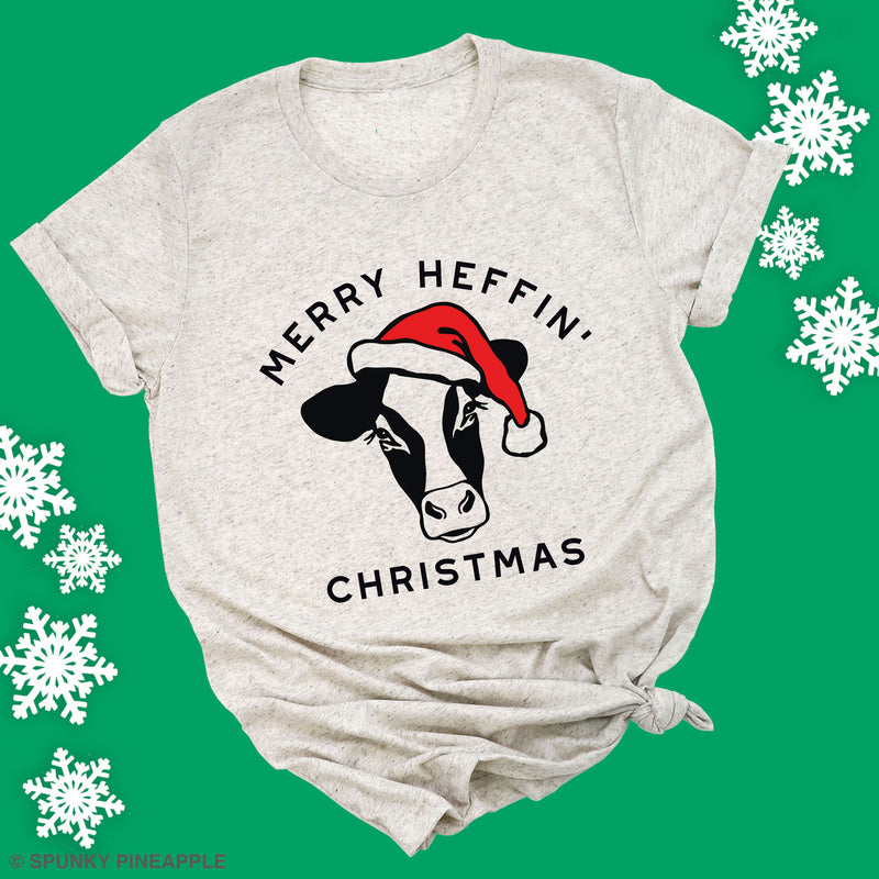 Merry Heffin' Christmas Premium Unisex T-Shirt