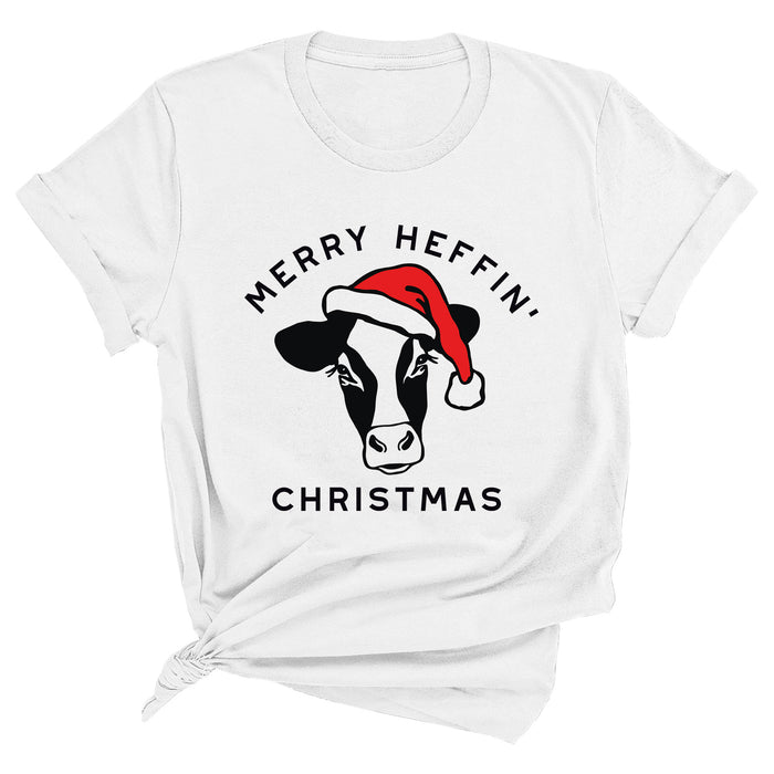 Merry Heffin' Christmas Premium Unisex T-Shirt