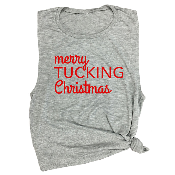 Merry Tucking Christmas Muscle Tee