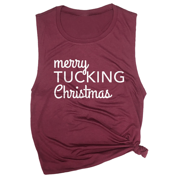 Merry Tucking Christmas Muscle Tee