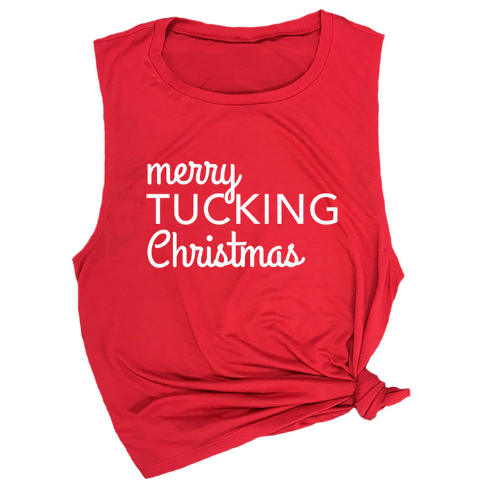 Merry Tucking Christmas Muscle Tee