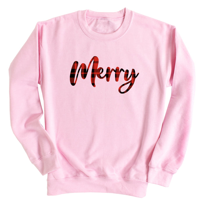 Merry (Plaid) Sweatshirt
