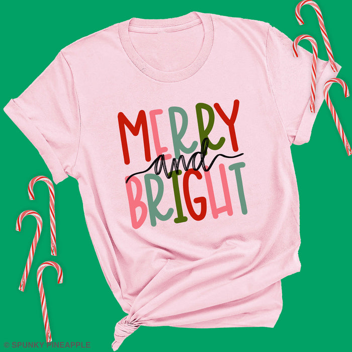 Merry and Bright Premium Unisex T-Shirt