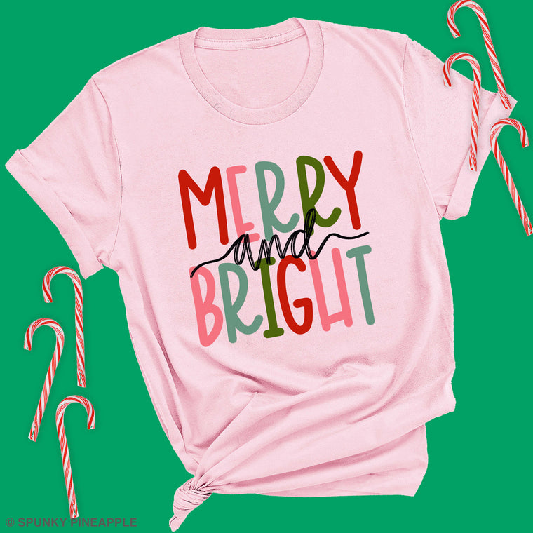 Merry and Bright Premium Unisex T-Shirt