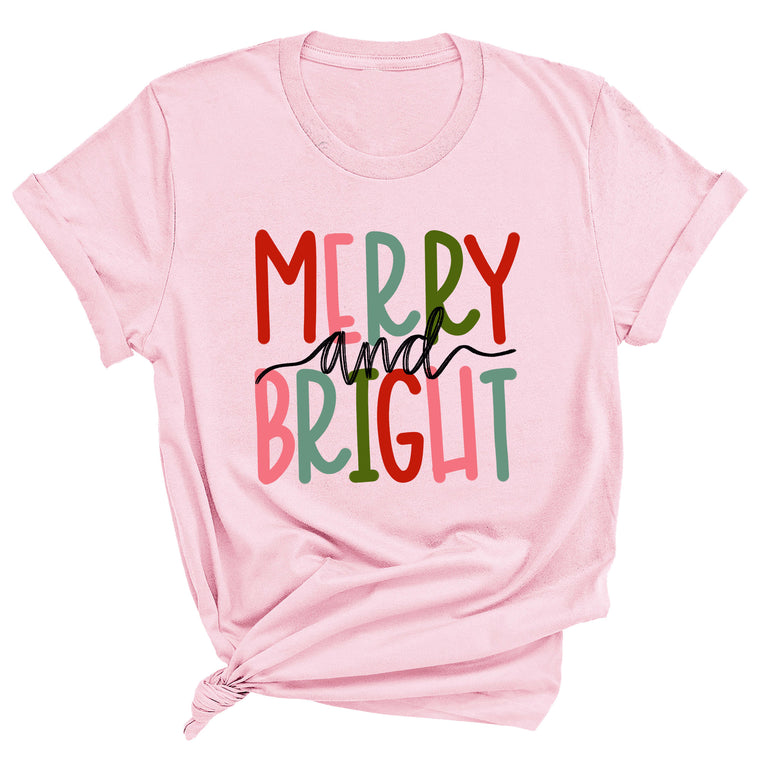 Merry and Bright Premium Unisex T-Shirt