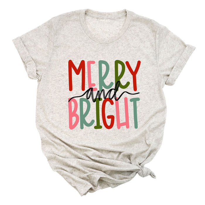 Merry and Bright Premium Unisex T-Shirt