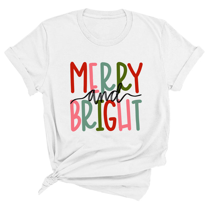 Merry and Bright Premium Unisex T-Shirt