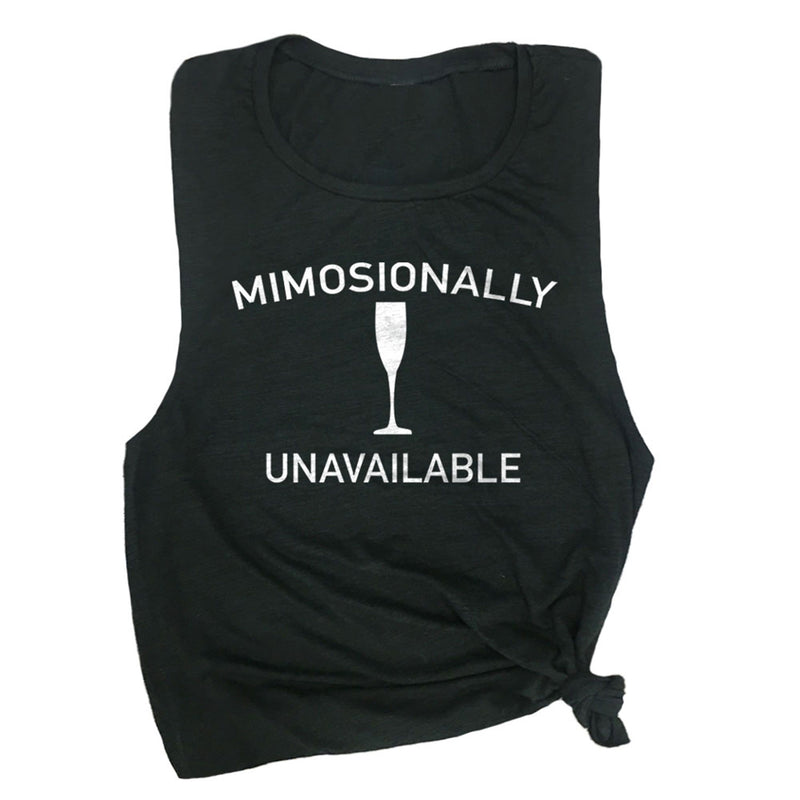 Mimosionally Unavailable Muscle Tee