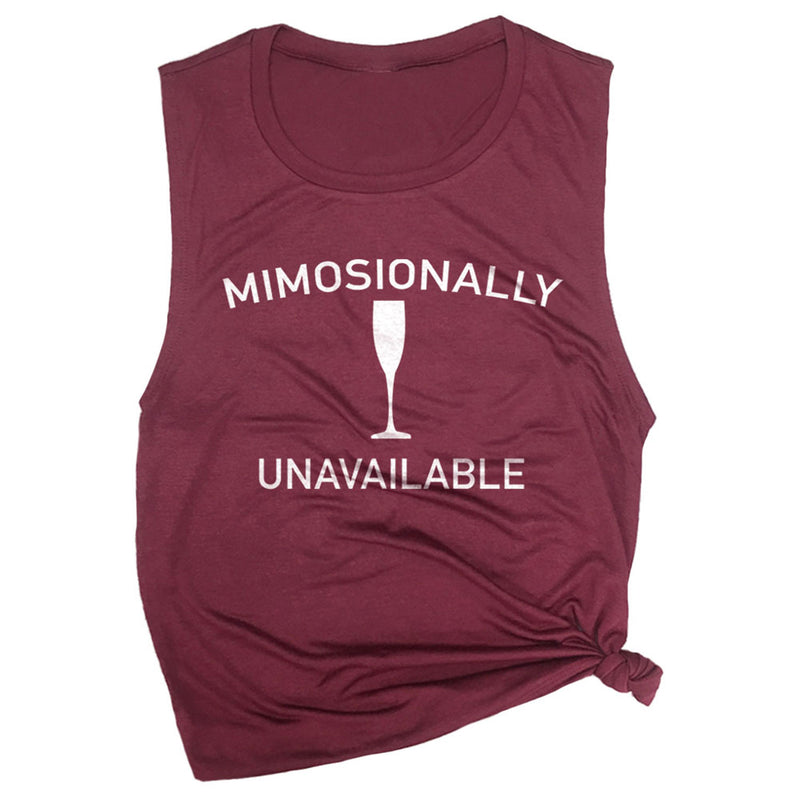 Mimosionally Unavailable Muscle Tee