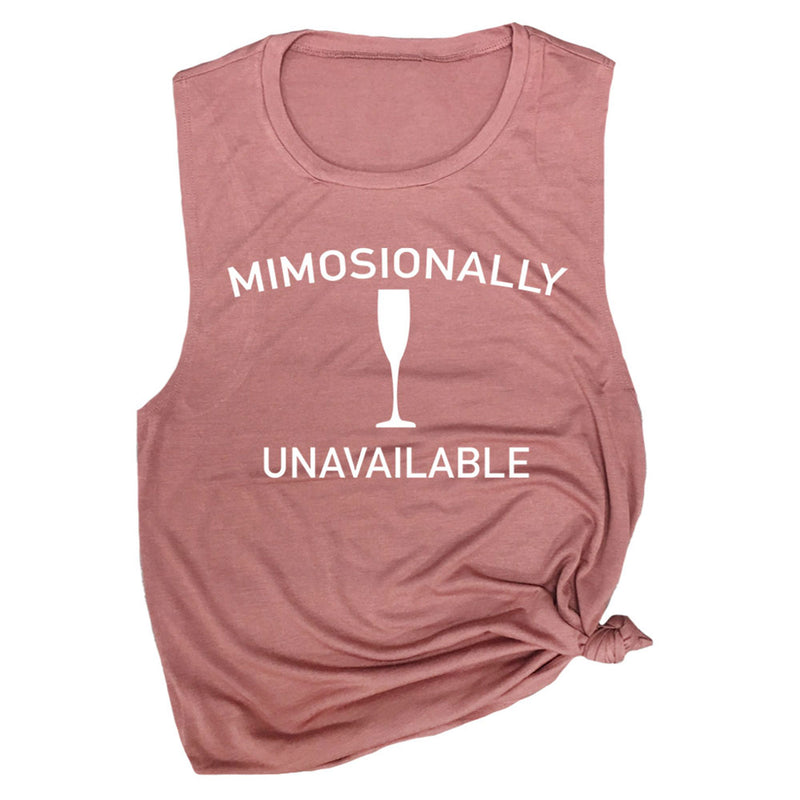 Mimosionally Unavailable Muscle Tee