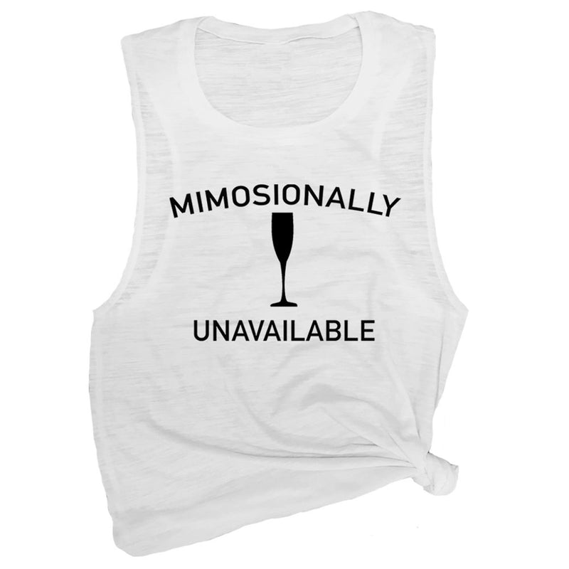 Mimosionally Unavailable Muscle Tee