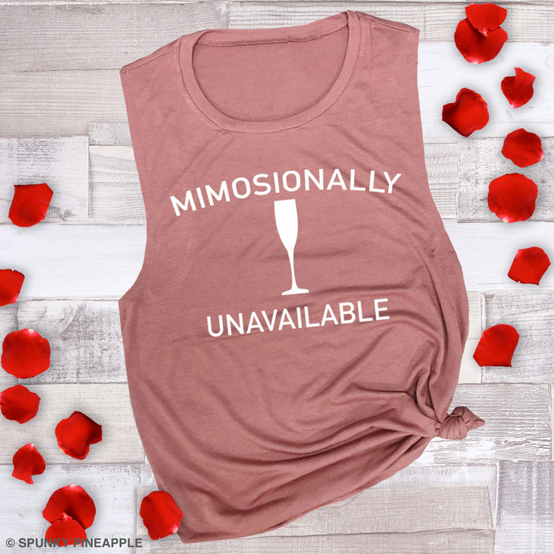 Mimosionally Unavailable Muscle Tee