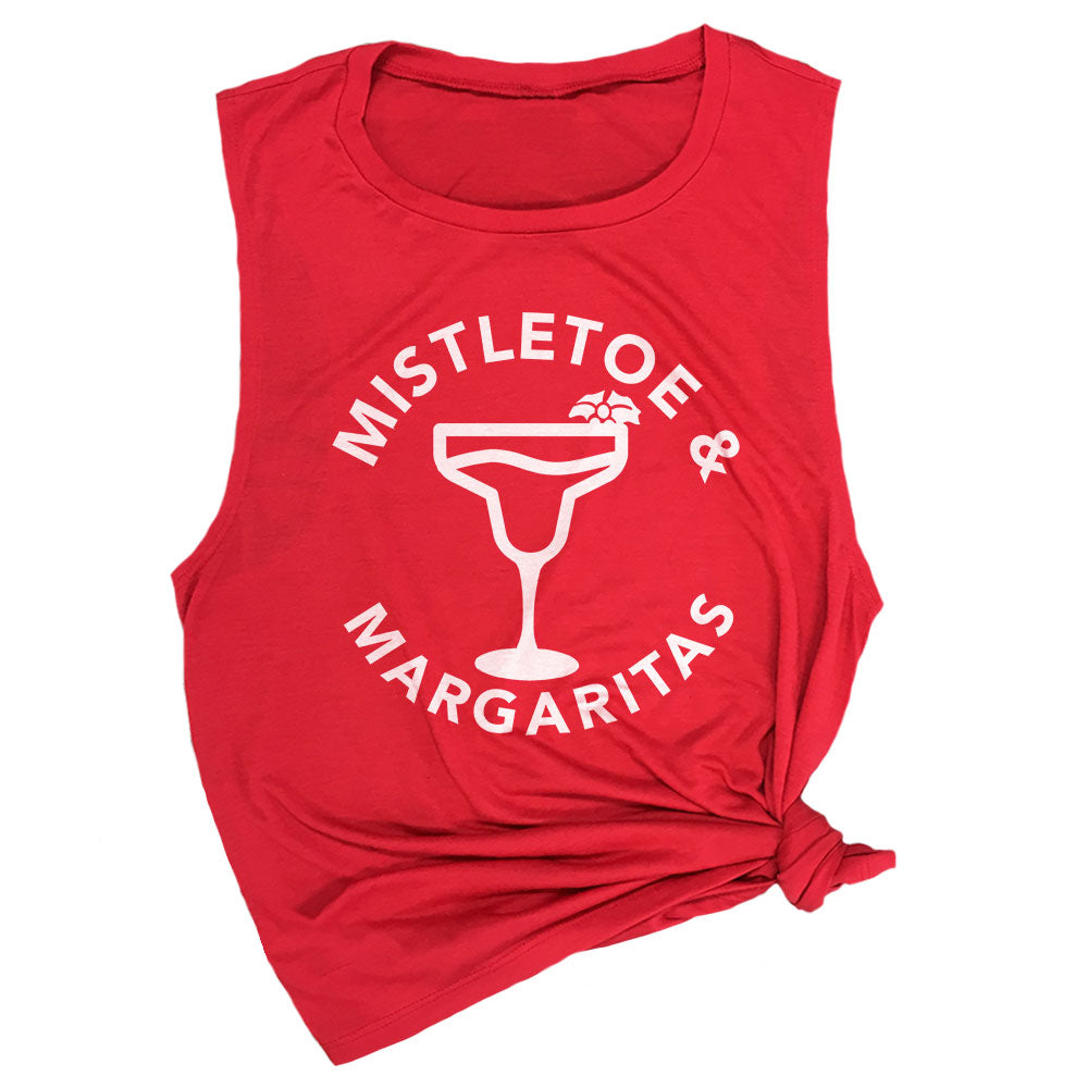 Mistletoe & Margaritas Muscle Tee