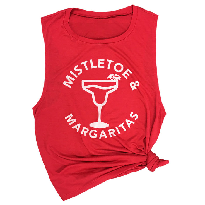 Mistletoe & Margaritas Muscle Tee