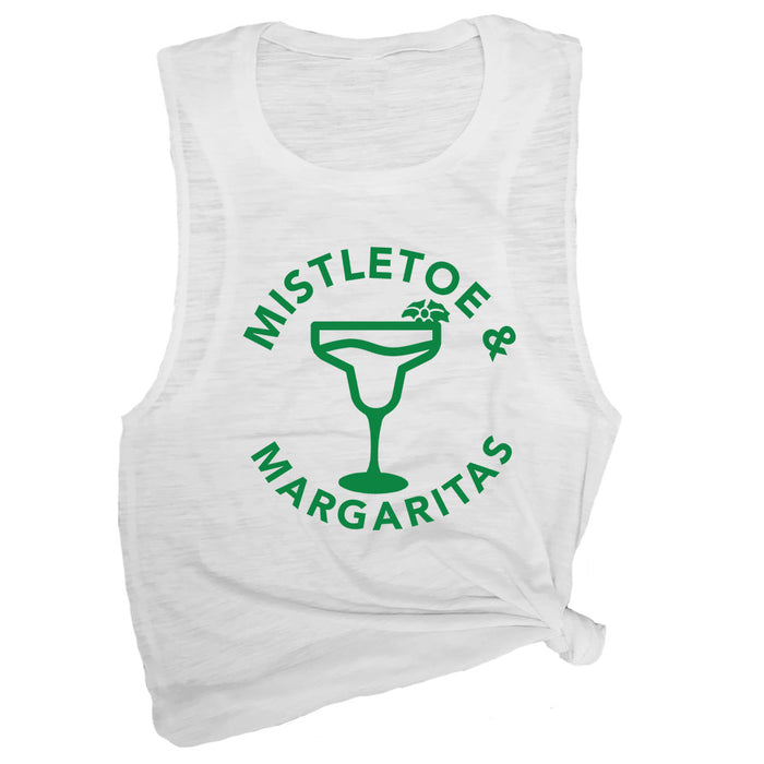 Mistletoe & Margaritas Muscle Tee