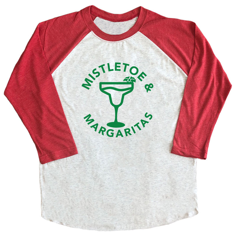 Mistletoe & Margaritas Raglan Tee