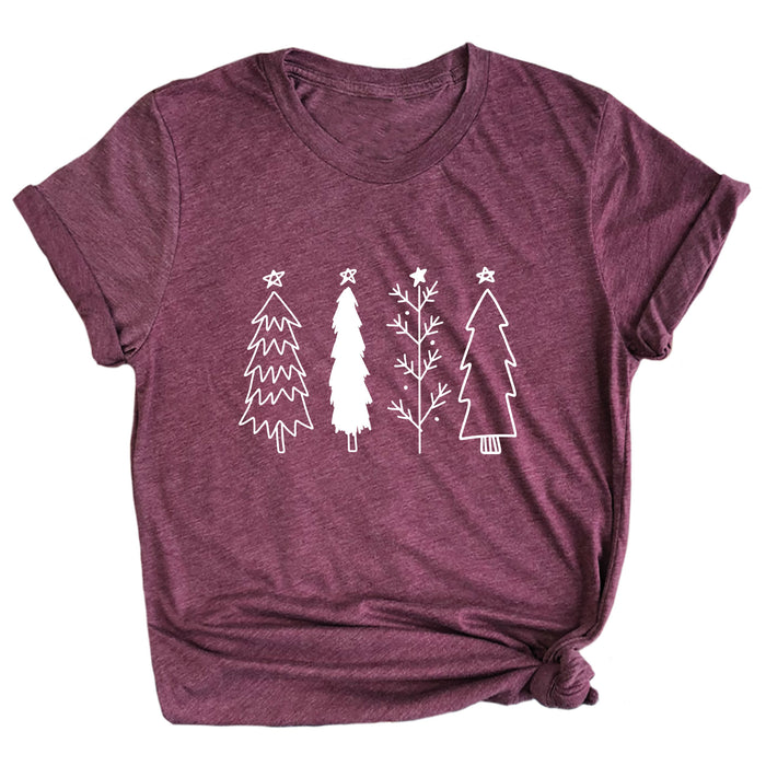 Multi Christmas Trees Premium Unisex T-Shirt
