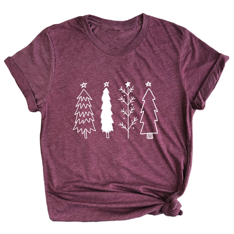 Multi Christmas Trees Premium Unisex T-Shirt