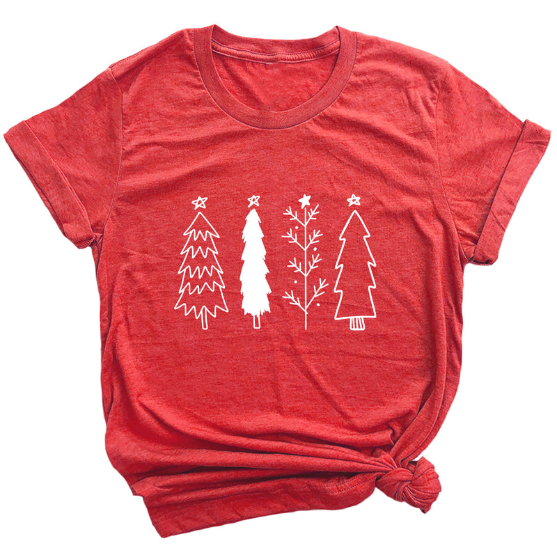 Multi Christmas Trees Premium Unisex T-Shirt