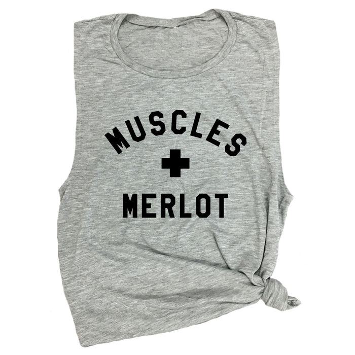 Muscles + Merlot Muscle Tee