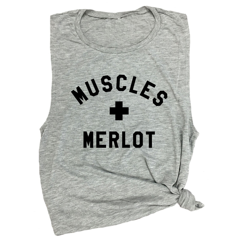 Muscles + Merlot Muscle Tee