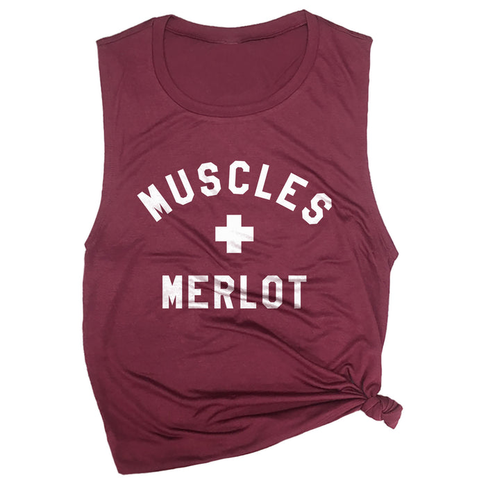 Muscles + Merlot Muscle Tee