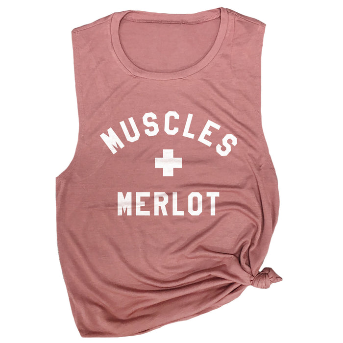 Muscles + Merlot Muscle Tee