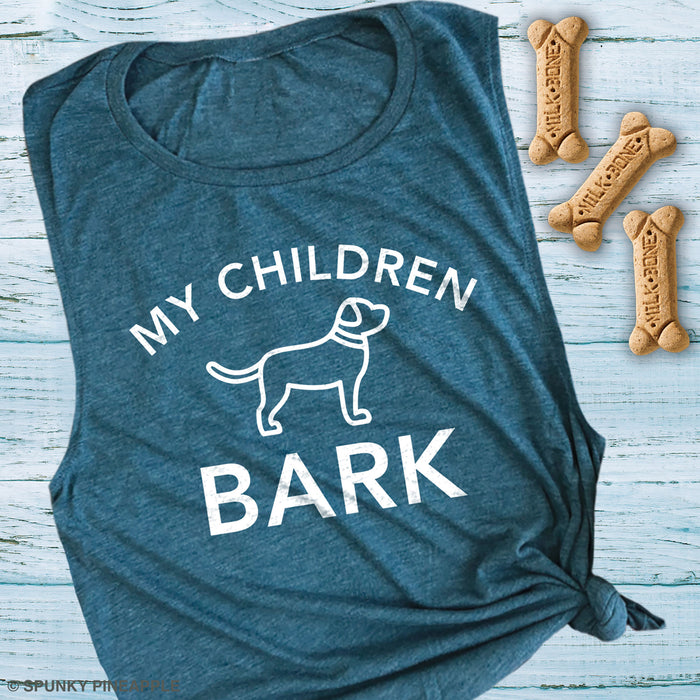 My Children Bark Muscle Tee