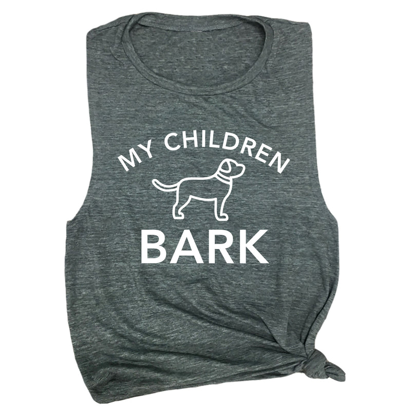 My Children Bark Muscle Tee