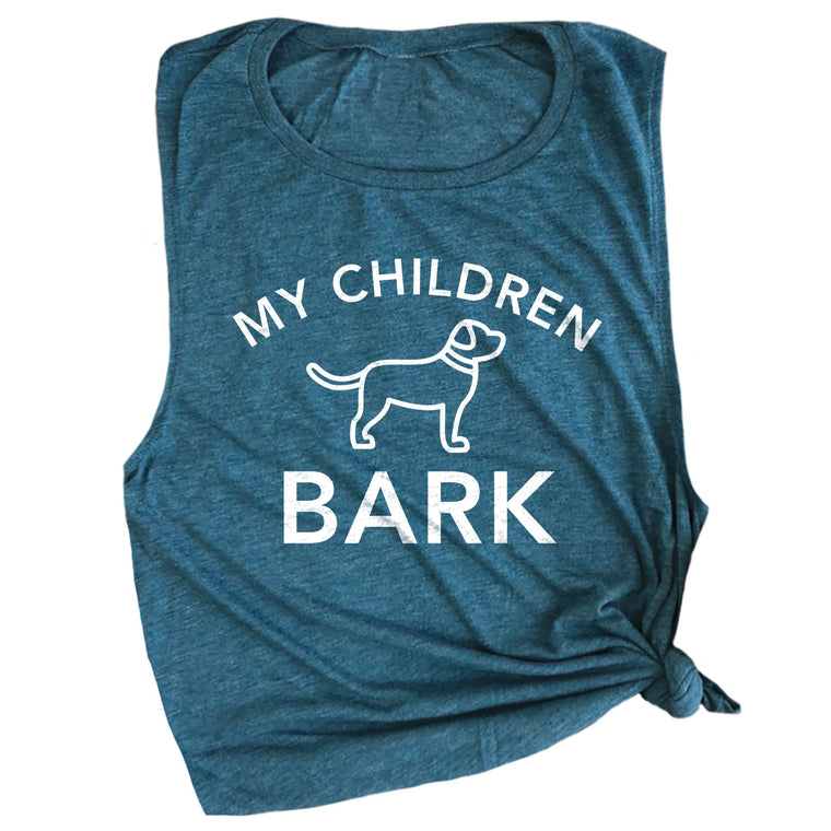 My Children Bark Muscle Tee