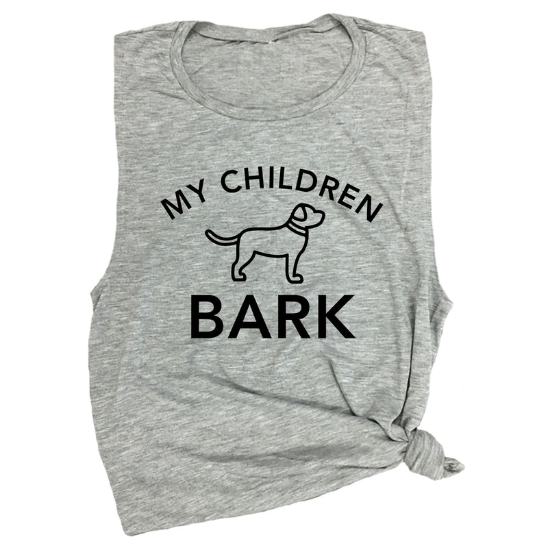 My Children Bark Muscle Tee