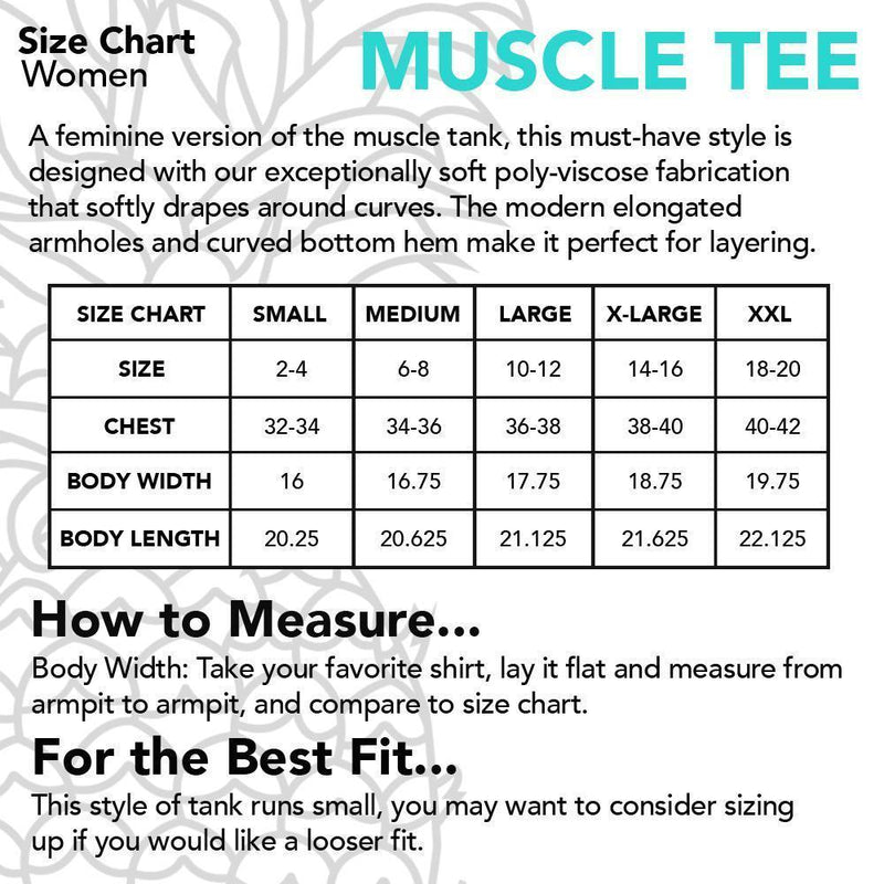 Tree Tops Glisten & Children Listen to Nothing Muscle Tee