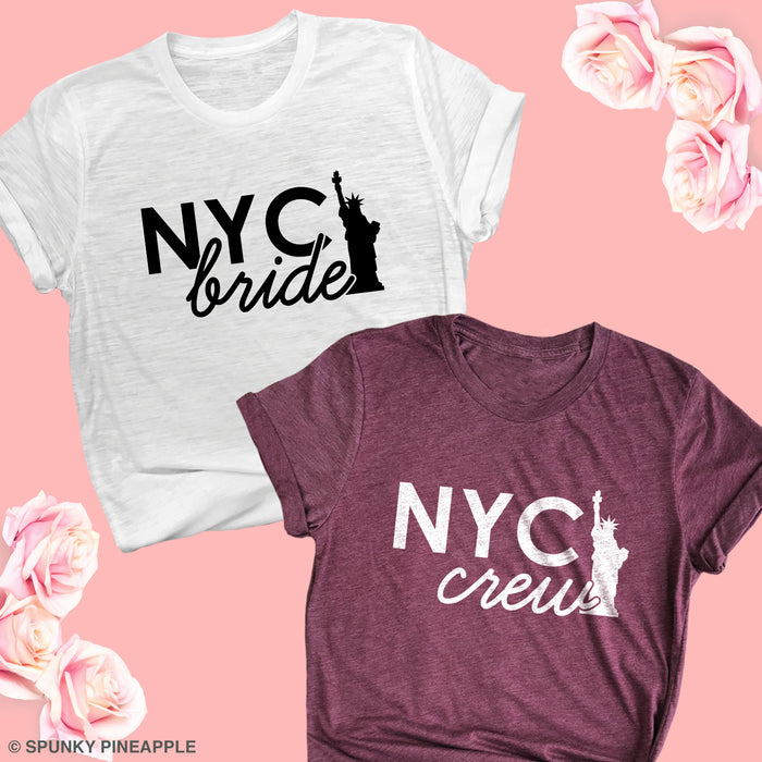 NYC Bride & NYC Crew Premium Unisex T-Shirt
