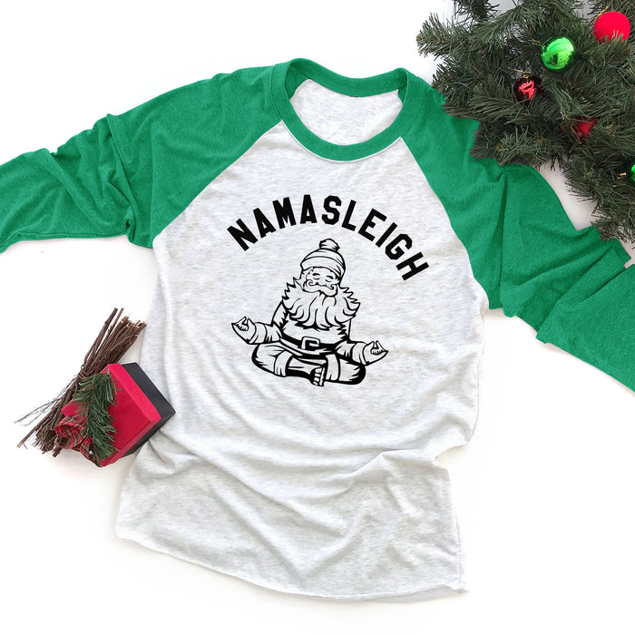 Namasleigh (Santa) Raglan Tee