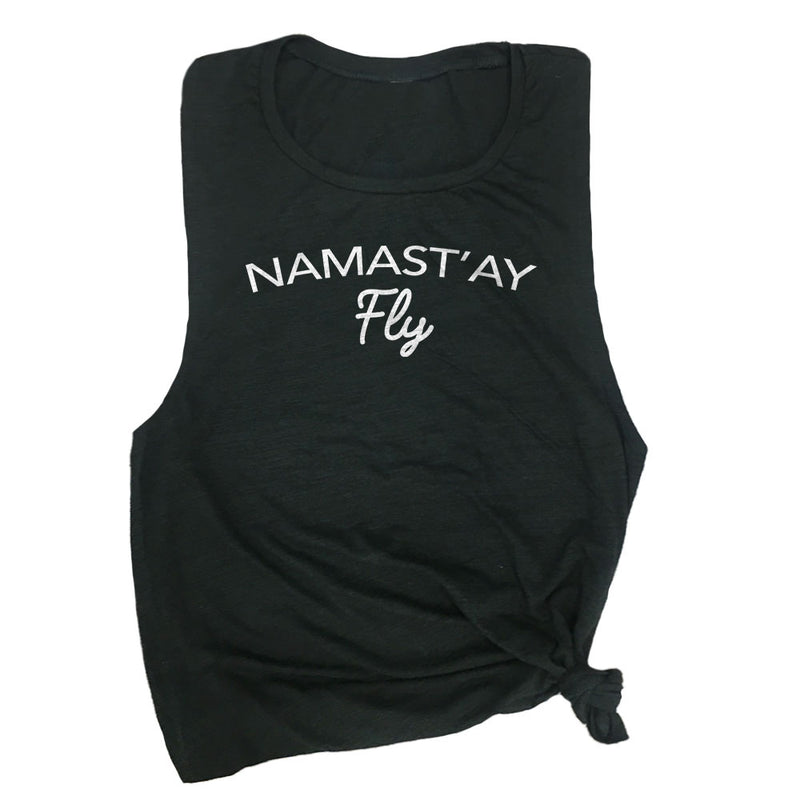 Namast'ay Fly Cute Muscle Tank Top