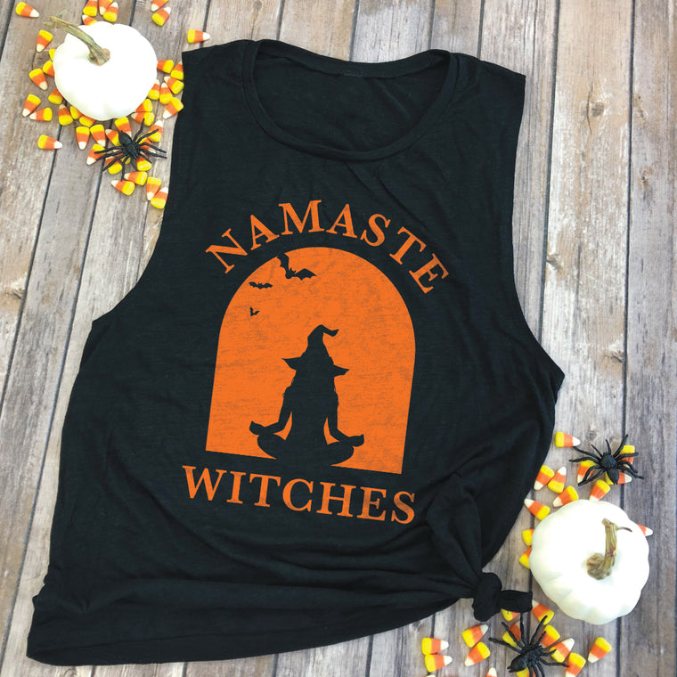 Namaste Witches Muscle Tee
