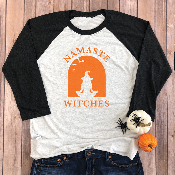 Namaste Witches Raglan Tee