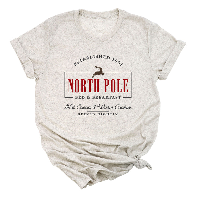 North Pole Bed & Breakfast Premium Unisex T-Shirt