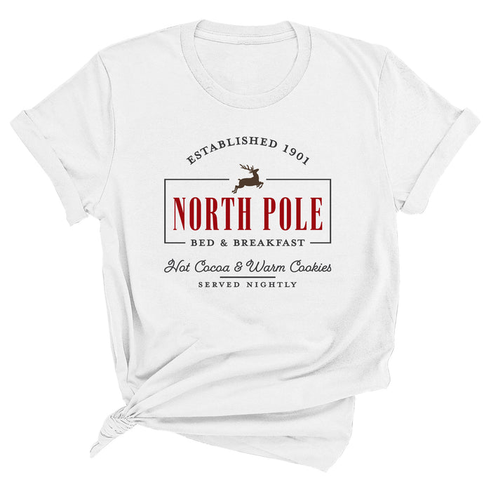 North Pole Bed & Breakfast Premium Unisex T-Shirt