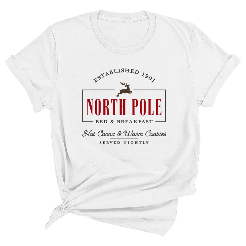 North Pole Bed & Breakfast Premium Unisex T-Shirt