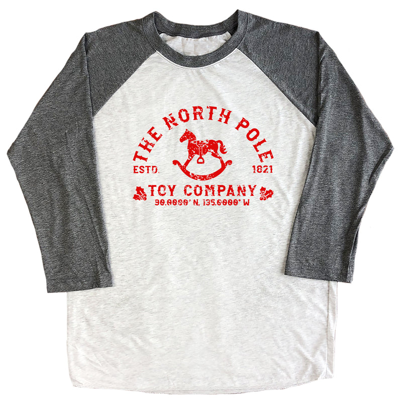 The North Pole Toy Company Raglan Tee