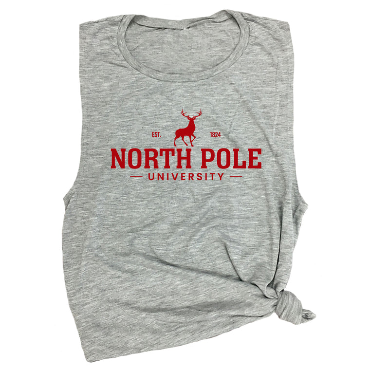 North Pole University Muscle Tee