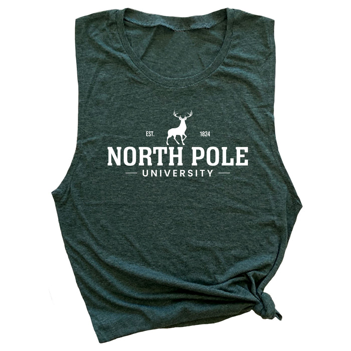 North Pole University Muscle Tee